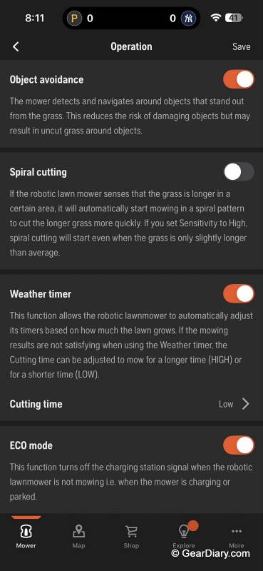 Husqvarna Automower 420 iQ Review: The Safe Bet in Robotic Mowing 55 Husqvarna Automower 420 iQ app screenshot