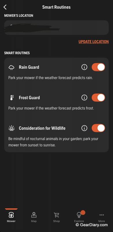 Husqvarna Automower 420 iQ Review: The Safe Bet in Robotic Mowing 56 Husqvarna Automower 420 iQ app screenshot