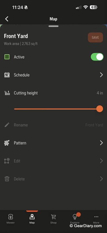 Husqvarna Automower 420 iQ Review: The Safe Bet in Robotic Mowing 57 Husqvarna Automower 420 iQ app screenshot