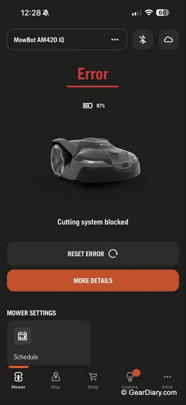 Husqvarna Automower 420 iQ Review: The Safe Bet in Robotic Mowing 60 Husqvarna Automower 420 iQ app screenshot
