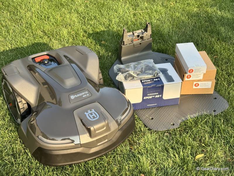 Husqvarna Automower 420 iQ Review: The Safe Bet in Robotic Mowing 3 Husqvarna Automower 420 iQ box contents