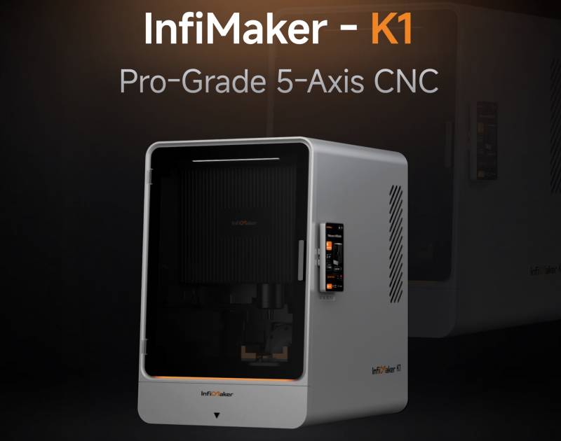 The InfiMaker K1 Makes 5-Axis CNC Machining Look Almost Too Easy, and It's Launching Soon on Kickstarter 1 InfiMaker K1