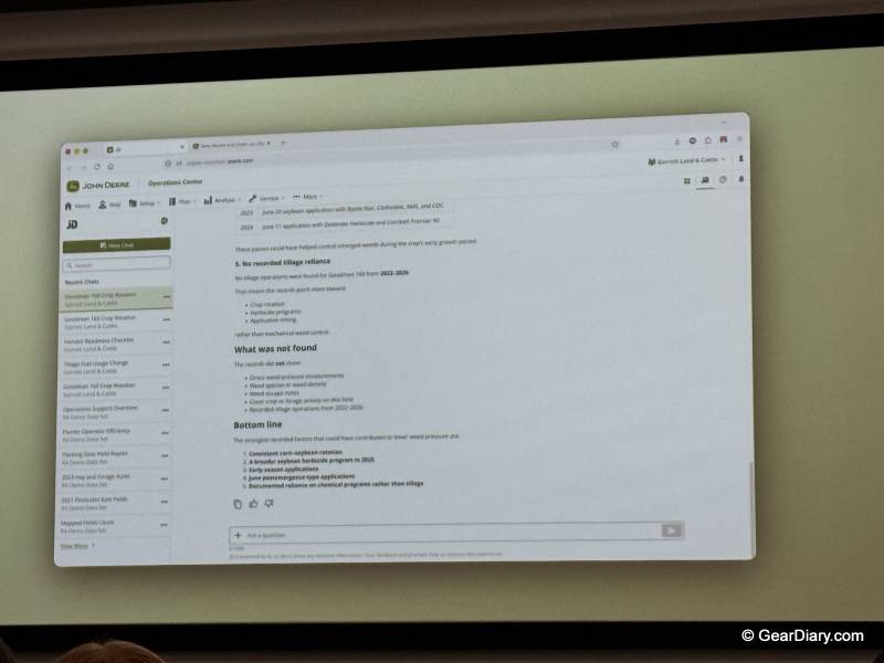John Deere Introduces JD, an AI Assistant Built to End Farming's Data Paralysis Problem 19 John Deere Operations Center