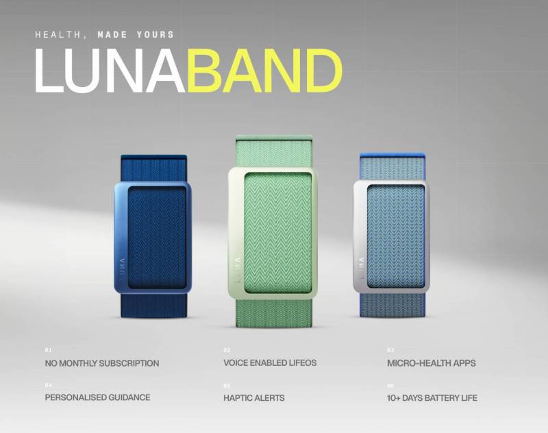 Luna Band Takes on Whoop with Adaptive LifeOS Health Tracking and No Subscription 1 Luna Band