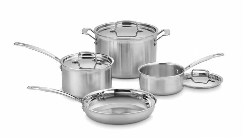 Cuisinart Labor Day Deals Cut Up to 28% Off Cookware and Cutlery Through Sept. 13 3 MultiClad Pro Tri-Ply Stainless 7-Pc Set - Cuisinart Labor Day Deals