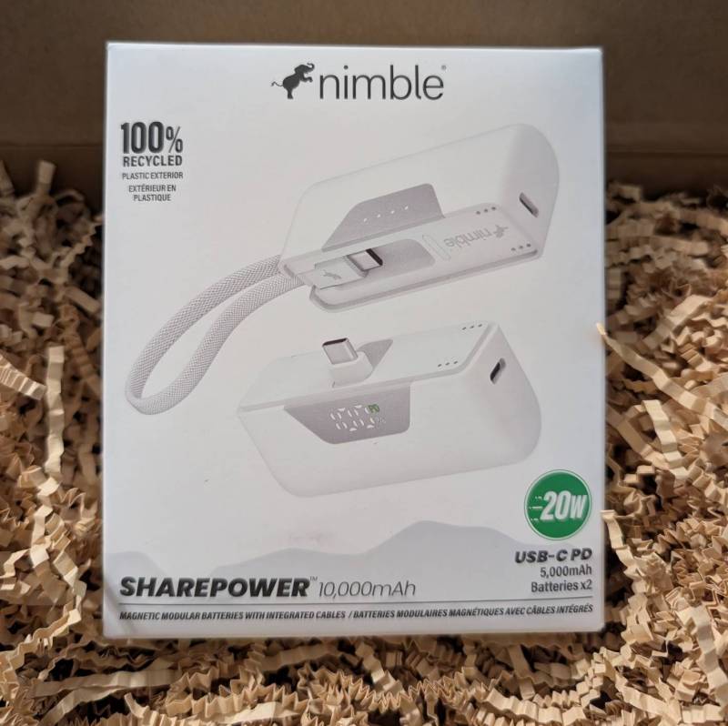 Nimble SHAREPOWER Portable Charger Review: A Small, Portable Charger You Can Easily Split in 2 and Share! 1 Nimble SHAREPOWER Portable Charger