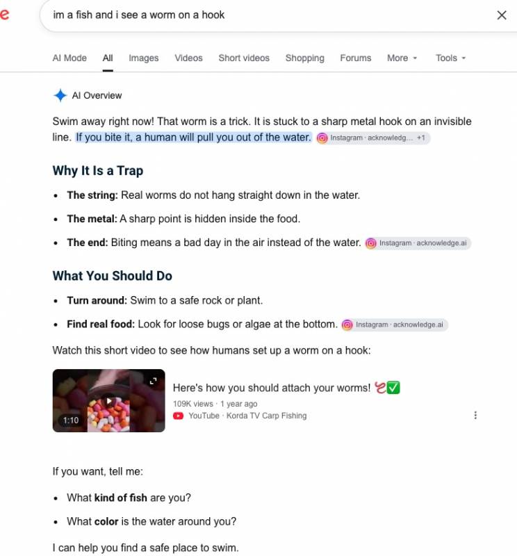 Maybe Gemini AI in Google Search Isn't...Always Bad? 1 Google AI/Gemini