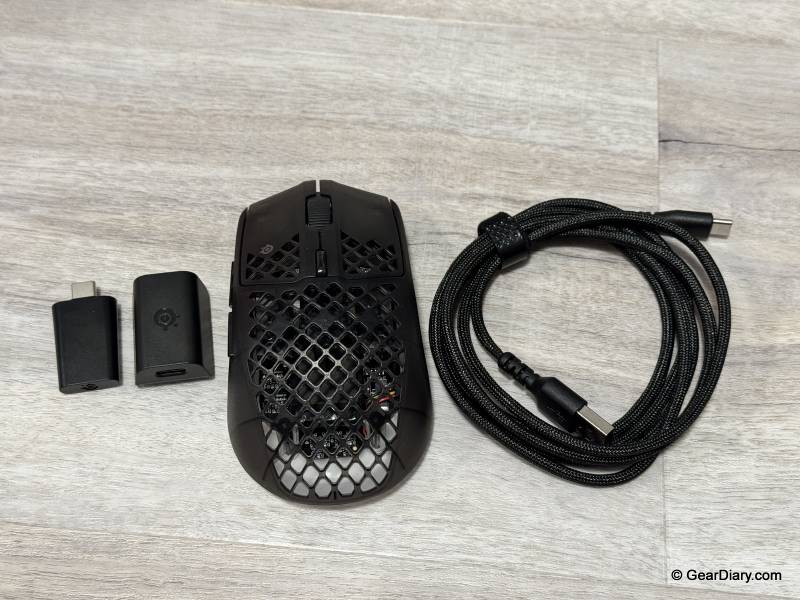 One Desk, Three SteelSeries Heavy Hitters: Arctis Nova Pro Omni, Apex Pro Gen 3, and Aerox 3 Wireless Gen 2 Reviewed 17 SteelSeries Aerox 3 Wireless Gen 2