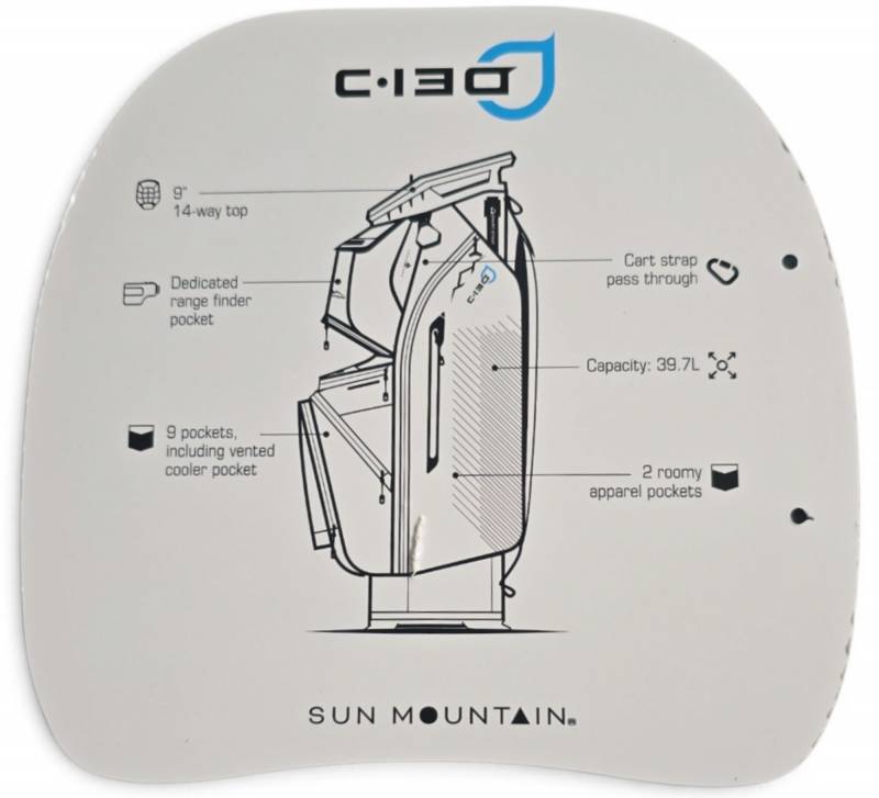 Sun Mountain H2NO C130 Waterproof Cart Golf Bag Review: Rainproof Performance with One Maddening Flaw 3 Sun Mountain H2NO C130 Waterproof Cart Golf Bag