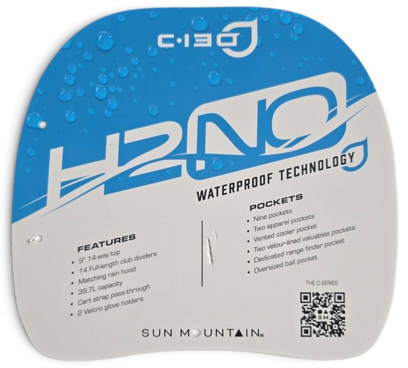 Sun Mountain H2NO C130 Waterproof Cart Golf Bag Review: Rainproof Performance with One Maddening Flaw 2 Sun Mountain H2NO C130 Waterproof Cart Golf Bag