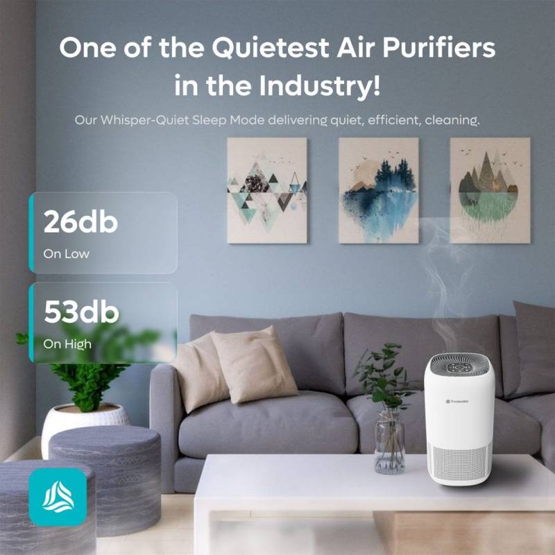 The TrustedAir TruFlow Smart HEPA Air Purifier Monitors Indoor Air and Adjusts Itself 8 TrustedAir TruFlow Smart HEPA Air Purifier