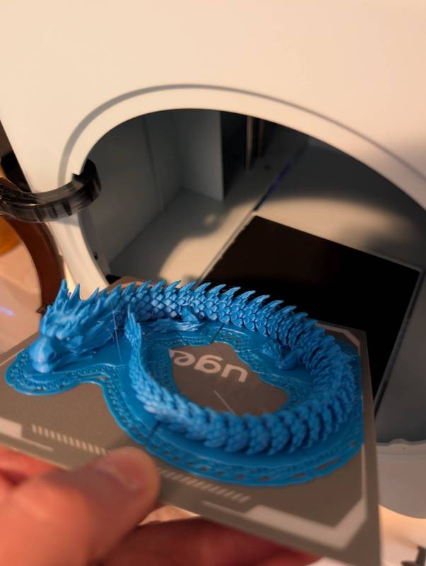 Ugee Funbox 3D Printer Review: This Is an Incredible Small 3D Printer Designed Specifically for Kids 7 A dragon created with the Ugee Funbox 3D printer