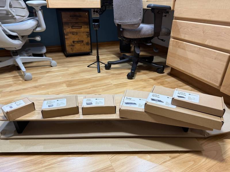 BALOLO Setup Cockpit Review: A Pricey but Brilliant Desk Upgrade That Tames Tech Clutter 3 BALOLO Setup Cockpit and accessory boxes