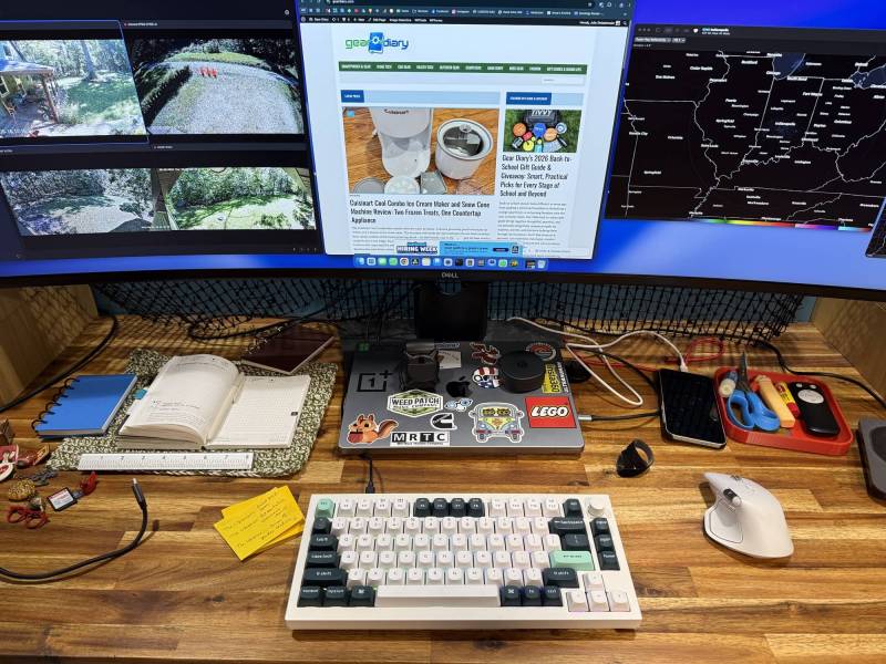 BALOLO Setup Cockpit Review: A Pricey but Brilliant Desk Upgrade That Tames Tech Clutter 2 My desk setup BEFORE updating it with the BALOLO Setup Cockpit