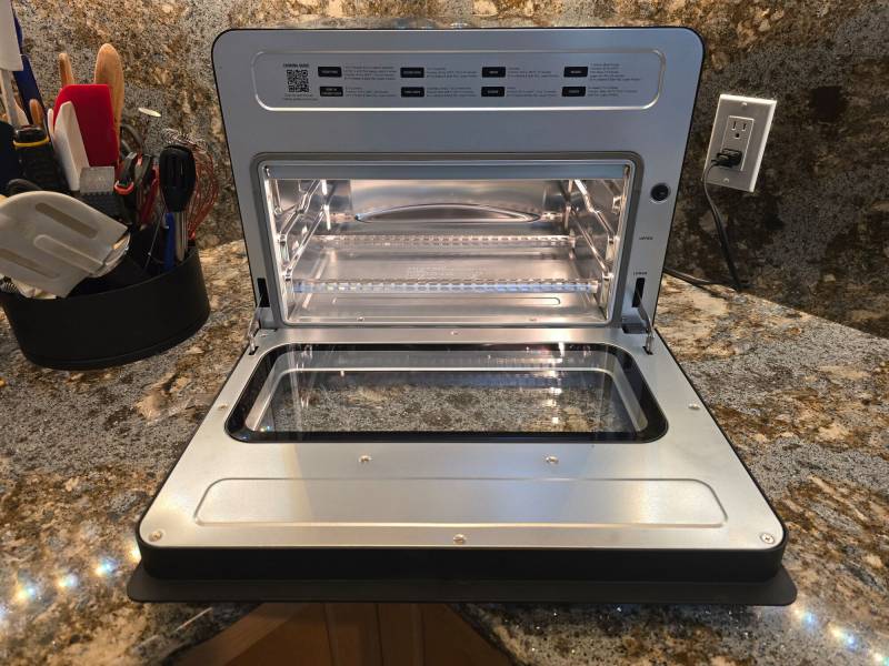 Cuisinart 10-in-1 Digital Toaster Oven Air Fryer Review: A Countertop Multitasker That Earns Its Keep 11 Cuisinart 10-in-1 Digital Toaster Oven Air Fryer with the door open