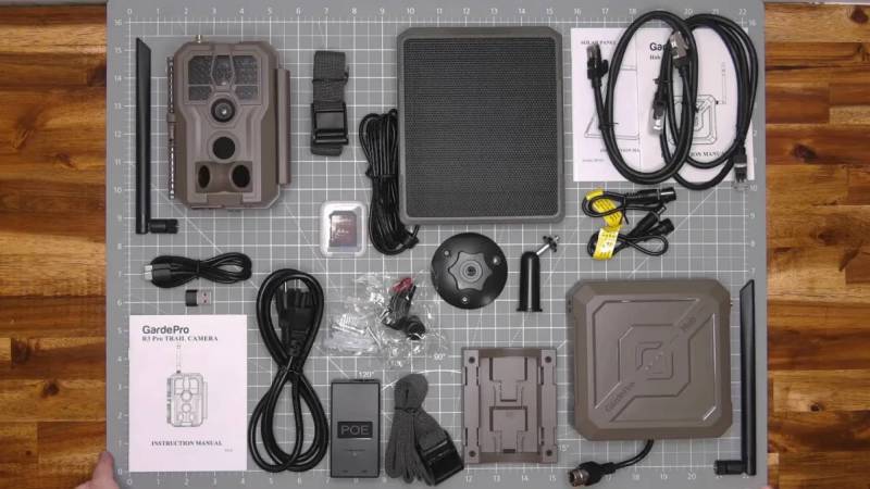 GardePro Link 1.0 Long-Range WiFi Trail Camera Review: The Trail Camera System I Liked Enough to Buy More of Myself 2 GardePro Link 1.0 system contents (including optional solar panel)
