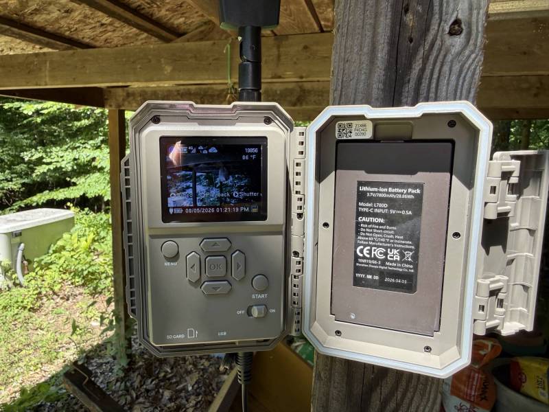 GardePro X66 Pro Cellular Trail Camera Review: Keep an Eye on Wildlife Where Wi-Fi Doesn't Reach 13 GardePro X66 Pro built-in buttons and display