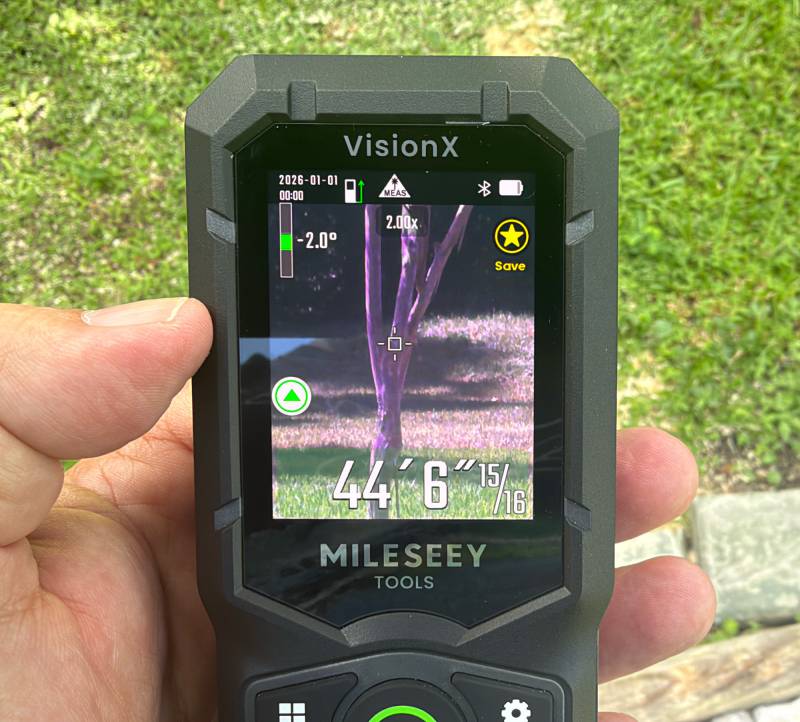 Mileseey S50C with Camera and Mileseey S50 Green-Beam Laser Measures Review: Ditch the Tape Measure and Get Seriously Precise 28 Mileseey S50C measured with camera assistance.