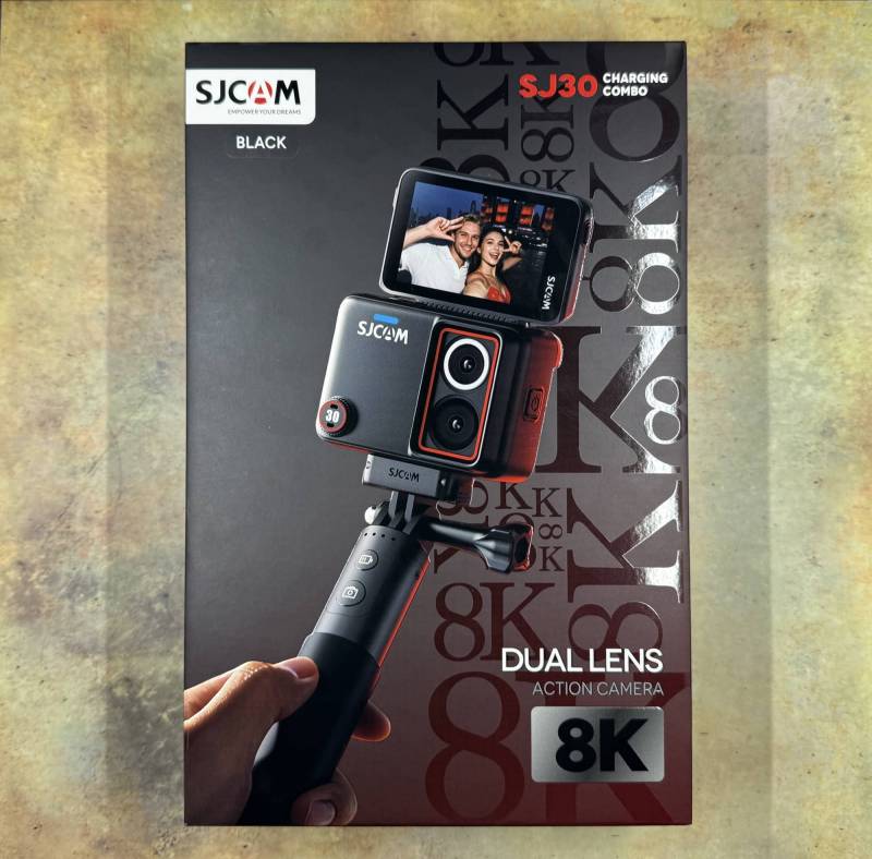 SJCAM SJ30 8K Dual-Lens Action Camera Review: Can It Compete with the Big Boys? 22 SJCAM SJ30 retail box