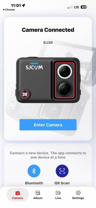 SJCAM SJ30 8K Dual-Lens Action Camera Review: Can It Compete with the Big Boys? 18 SJCAM SJ30 app camera setup screenshot