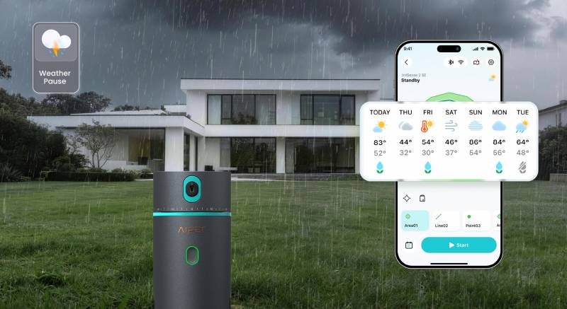 The Aiper Smart Yard Ecosystem Wants Your Pool Cleaner, Sprinkler, and Mower to Compare Notes 5 Aiper Smart Yard Ecosystem