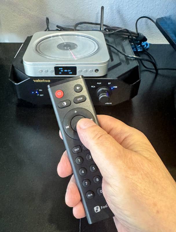 Fosi Audio Merak CD Player Review: Perfection in a Small Package 14 Fosi Audio Merak CD player remote