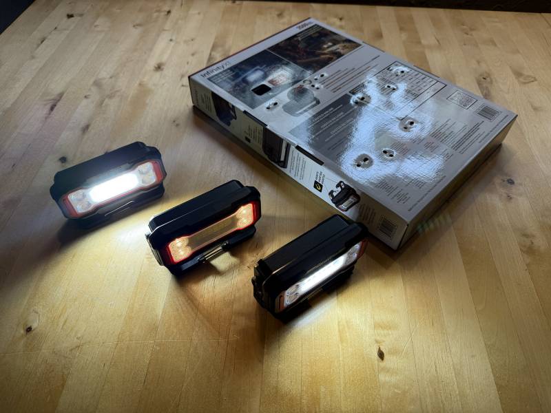 Infinity X1 2500 Lumen Work Light 3-Pack Review: Multiple Light Levels and a Magnetic Base 3 Infinity X1 2500 Lumen Work Light 3-Pack