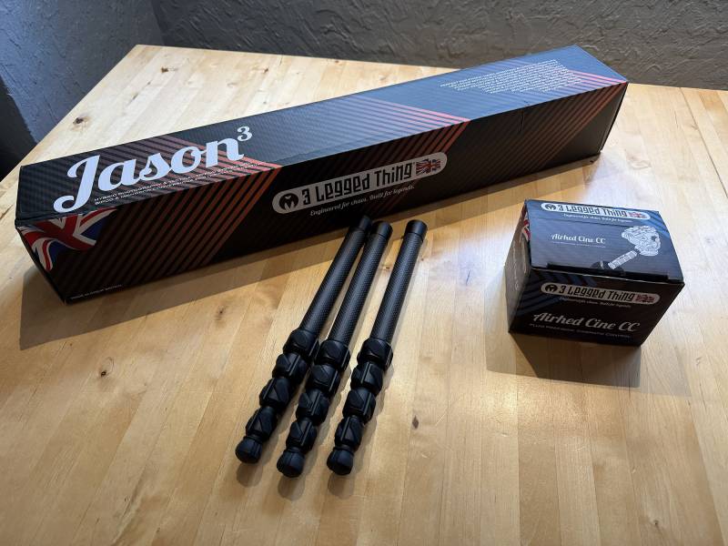 3 Legged Thing Jason Tripod & AirHed Cine CC Fluid Head Review: More Height, Less Weight, Nearly 3X the Payload 2 3 Legged Thing Jason Tripod