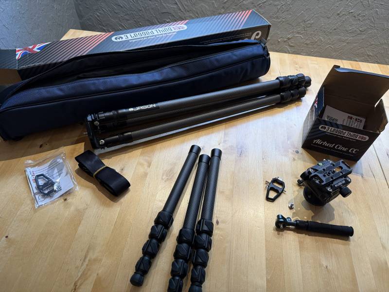 3 Legged Thing Jason Tripod & AirHed Cine CC Fluid Head Review: More Height, Less Weight, Nearly 3X the Payload 4 3 Legged Thing Jason Tripod