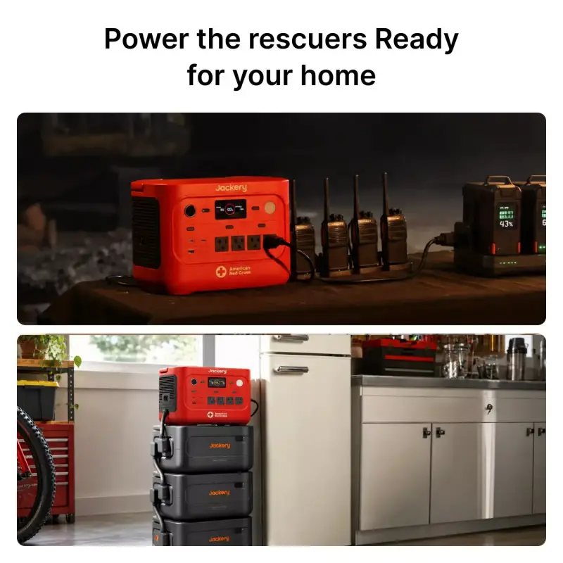 These Jackery Red Cross Edition Power Stations Prepare for Outages Before the Lights Go Out 5 Jackery HomePower 1000 Plus v2 Red Cross Edition Power Station