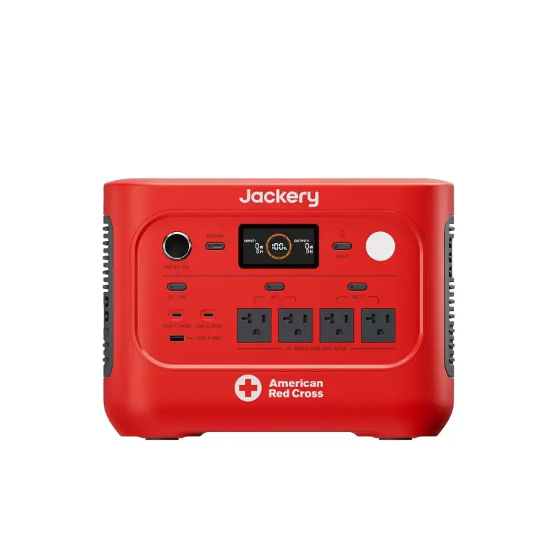 These Jackery Red Cross Edition Power Stations Prepare for Outages Before the Lights Go Out 2 Jackery HomePower 1000 Plus v2 Red Cross Edition Power Station