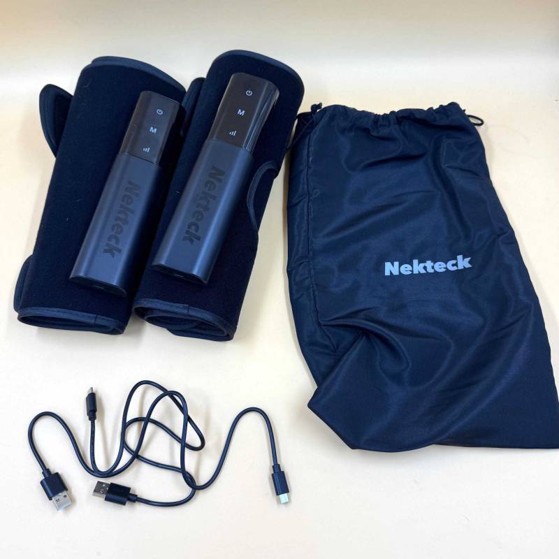NekTeck Airflow Go Cordless Air Compression Calf and Leg Massager Review: Portable, Powerful and Easy to Use! 1 What's included with the NekTeck Airflow Go Cordless Air Compression Calf and Leg Massager
