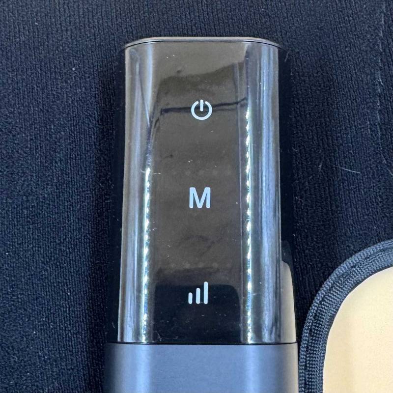 NekTeck Airflow Go Cordless Air Compression Calf and Leg Massager Review: Portable, Powerful and Easy to Use! 6 NekTeck Airflow Go Cordless Air Compression Calf and Leg Massager close up of controller buttons