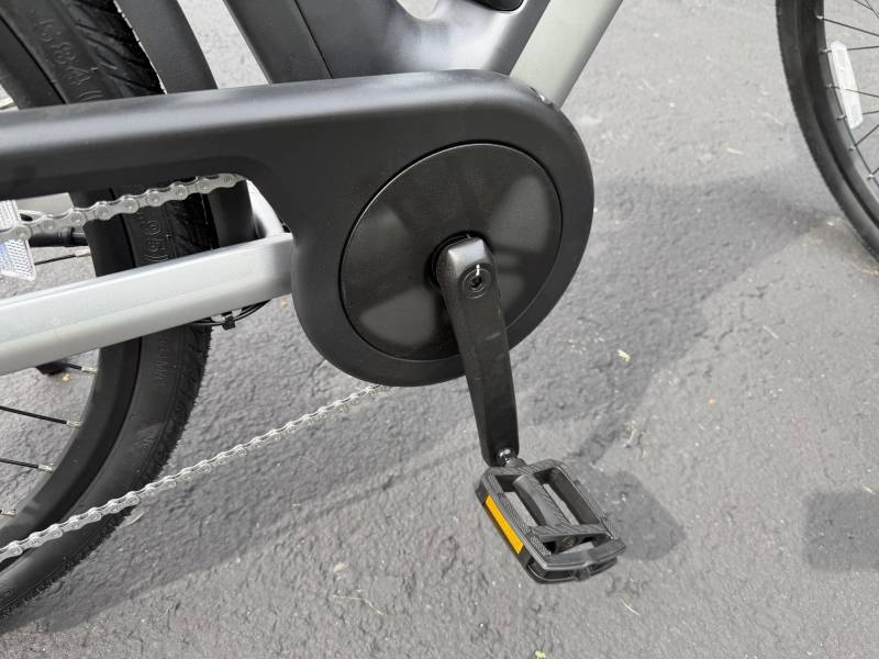 Segway Myon E-bike Review: High-Tech Features That'll Make Your Car Jealous 20 Chain cover on the Segway Myon