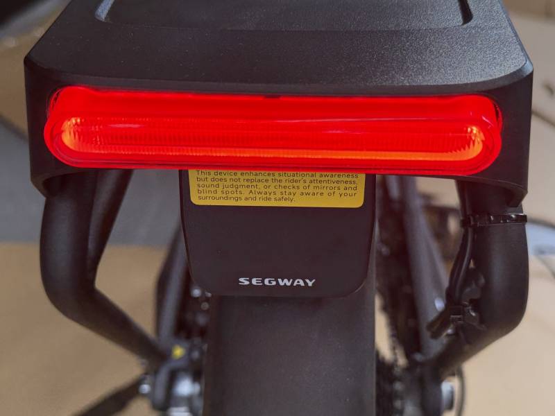 Segway Myon E-bike Review: High-Tech Features That'll Make Your Car Jealous 26 Brake light on the Segway Myon