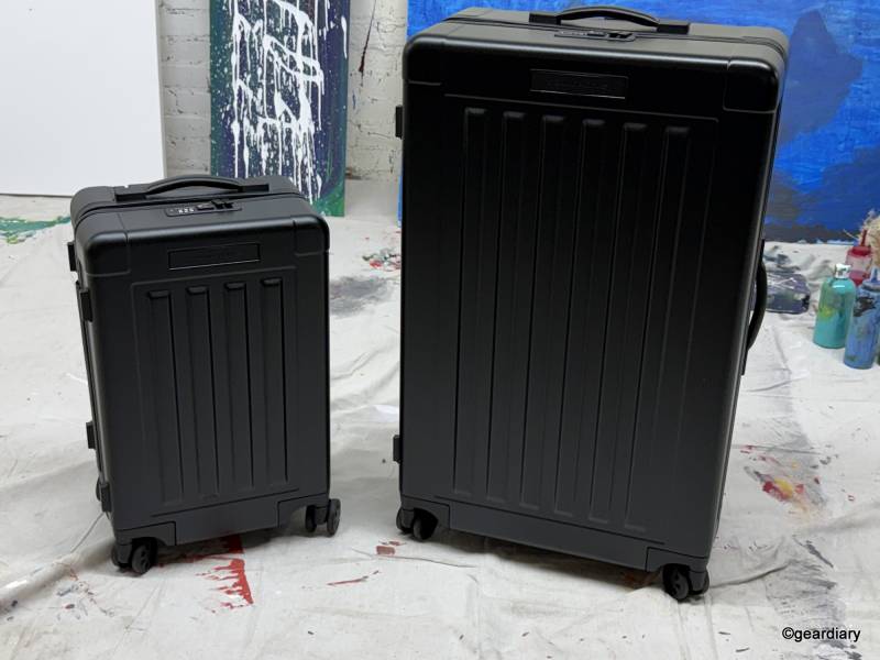 Sterling Pacific Polycarbonate 40L and 90L Travel Cases Review: Luxury Luggage Gets Lighter Without Losing Its Character 1 Sterling Pacific Polycarbonate Cabin Travel Case (40L) and Polycarbonate Check-In Travel Case (90L)