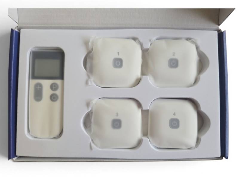 Wellue Cable-Free 4-Channel TENS Device Review: Wireless Relief for All Those Aches and Pains, and No Wire 2 Wellue Cable-Free 4-Channel TENS Device box contents
