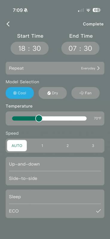 ZAFRO Portable Air Conditioner Review: A Cool Way to Augment Your Cooling System 7 ZAFRO app screens