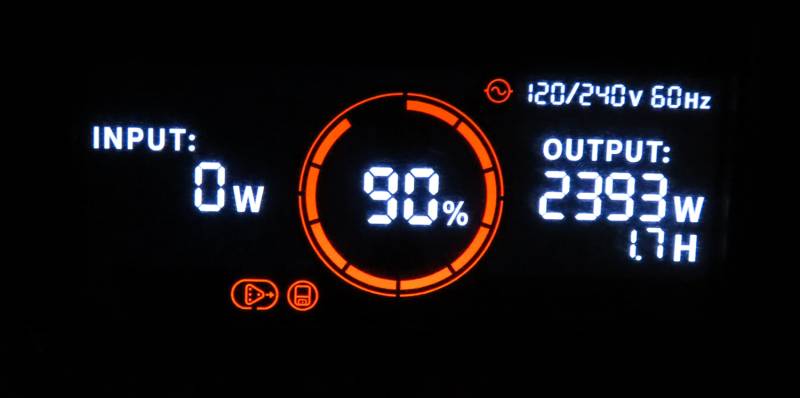 Jackery Explorer 5000 Plus Power Station with Smart Transfer Switch Review: Serious Backup Power for When the Grid Goes Dark 9 Jackery Jackery Explorer 5000 Plus display