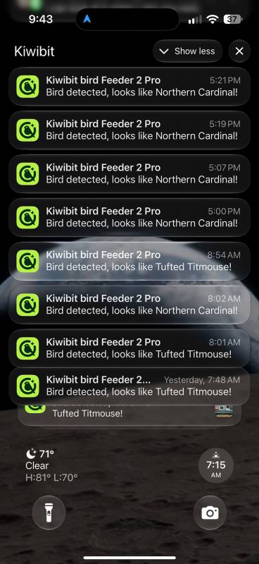 Kiwibit Bird Feeder 2 Pro 4K AI Camera with Solar Panel Review: Smart Enough to Know Who's Stopping by for Breakfast 14 Kiwibit app