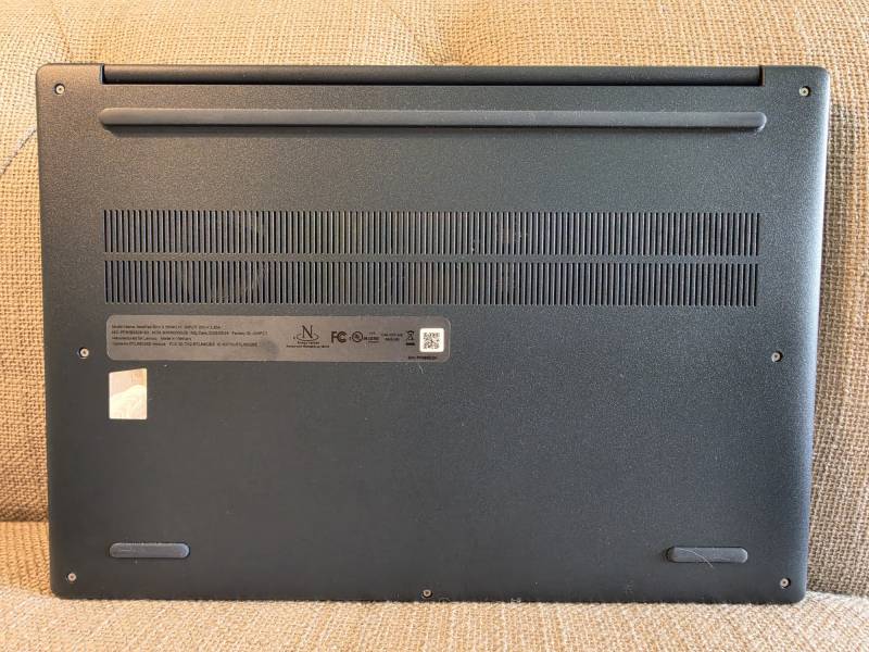 Lenovo IdeaPad Slim 3i Laptop (2026) Review: An Enigmatic All-Rounder with a Tale of Two Prices 8 The back of the Lenovo IdeaPad Slim 3i Laptop