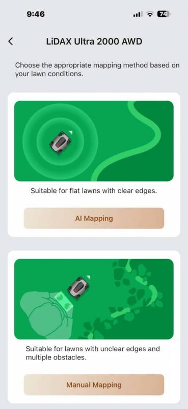 MOVA LiDAX Ultra 2000 AWD Robotic Lawn Mower Review 21 MOVA app mapping