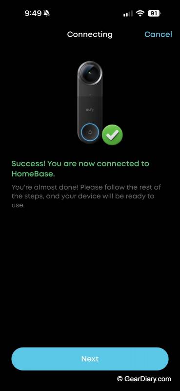 Eufy Video Doorbell S4 Review: One Lens Does the Work of Two, and It’s Subscription-Free 4 Eufy Video Doorbell S4 in app