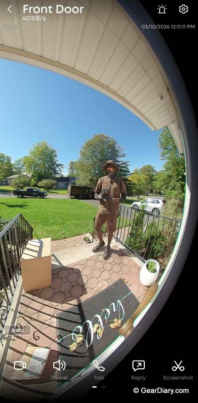Eufy Video Doorbell S4 Review: One Lens Does the Work of Two, and It’s Subscription-Free 14 View from the Eufy Video Doorbell S4