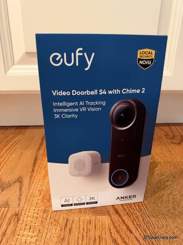 Eufy Video Doorbell S4 Review: One Lens Does the Work of Two, and It’s Subscription-Free 1 Eufy Video Doorbell S4 in retail box