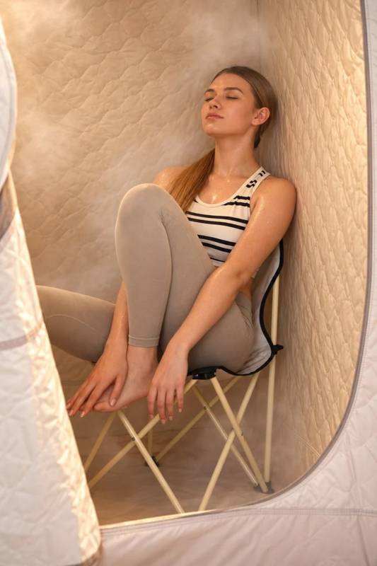 Skip the Spa: The Hazemor Instant Sauna Tent Brings the Steam Room Home and Folds Away When You’re Done 6 Hazemor Instant Sauna Tent