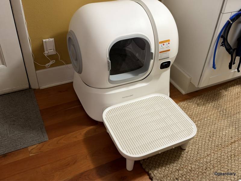 HomerunPET CS106 Review: A Self-Cleaning Litter Box That Takes More Than Scooping Off Your To-Do List 17 HomerunPET CS106 witht eh optional step
