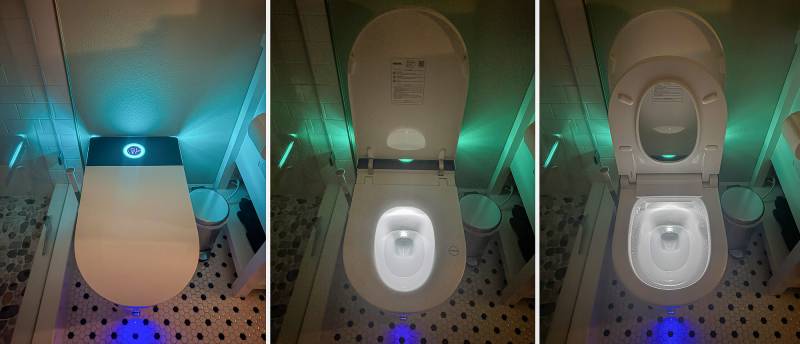 Horow X70 Smart Toilet Review: It’s Far Smarter Than an Average Toilet 5 Horow X70 Smart Toilet night lights