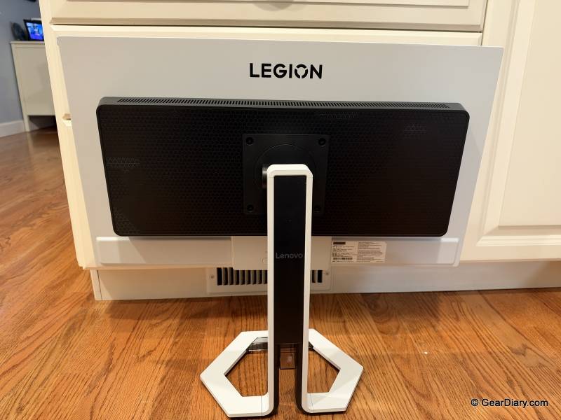 Lenovo Legion Pro 27UD-10 Review: 4K OLED, 240Hz, and No Compromises Required 3 The back of the Lenovo Legion Pro 27UD-10