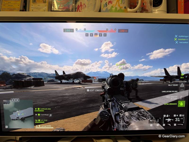 Lenovo Legion Pro 27UD-10 Review: 4K OLED, 240Hz, and No Compromises Required 8 A game being played on the Lenovo Legion Pro 27UD-10